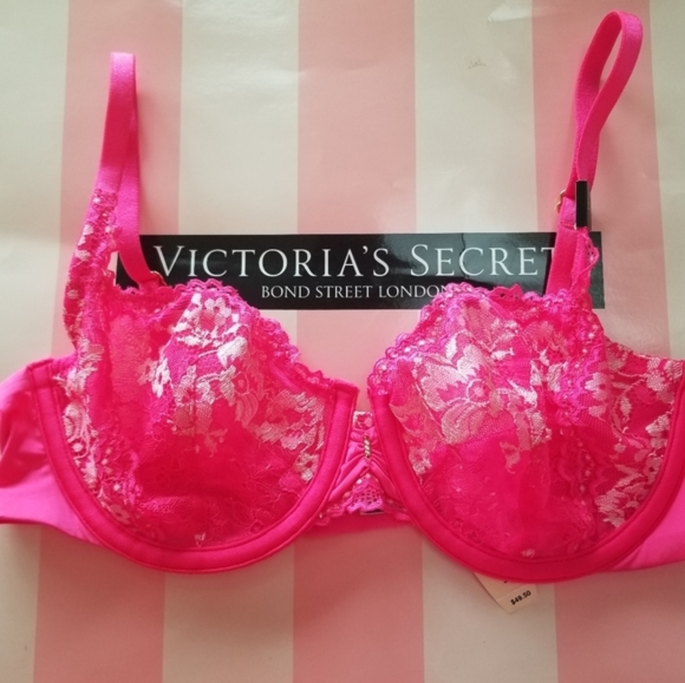 VICTORIA SECRET PINK UNDERWIRE UNLINED DEMI BRA